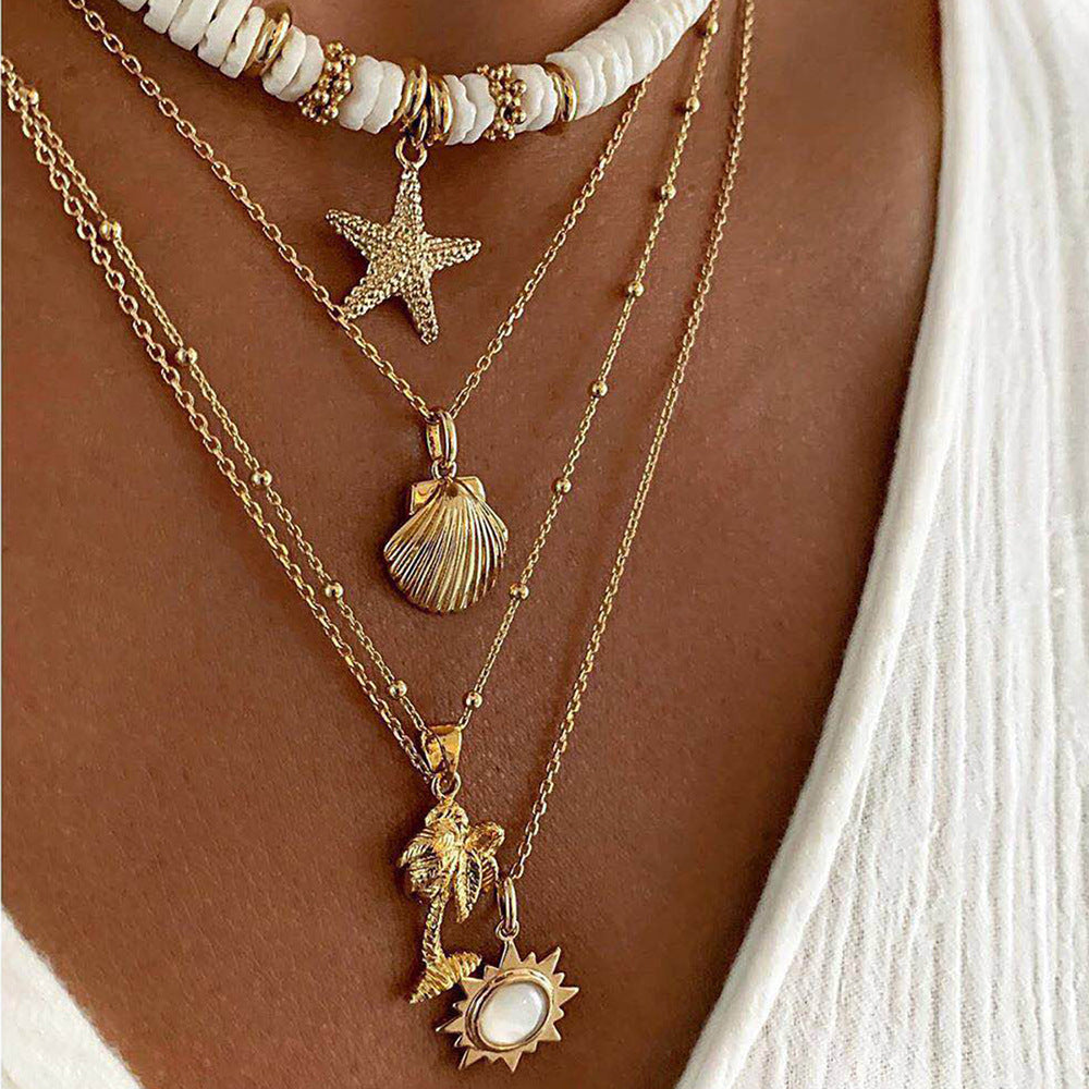 Collier De Plage Rétro Mer