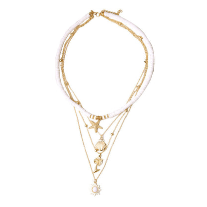 Collier De Plage Rétro Mer