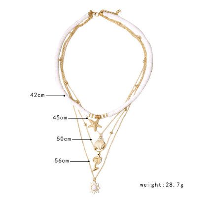 Collier De Plage Rétro Mer