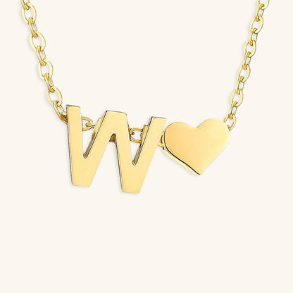 Collier En Or Avec Lettre Initiale Ria