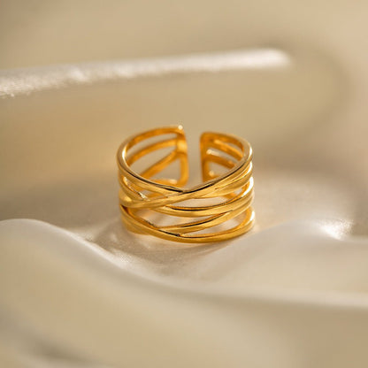 Bague en Or River