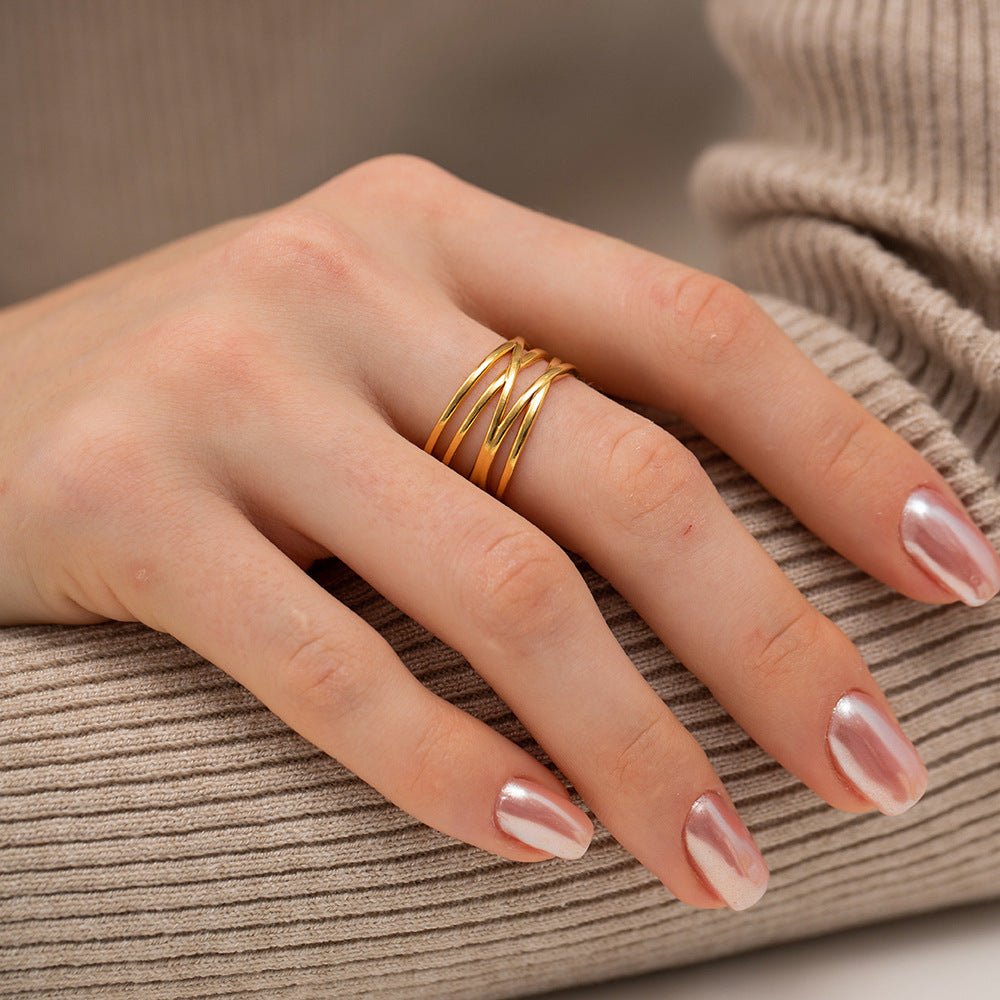 Bague en Or River