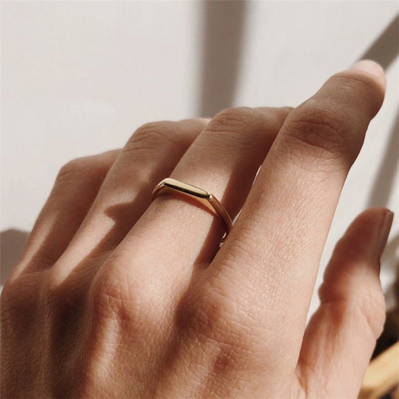Bague Géométrique en Or Sasha