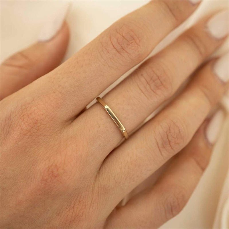 Bague Géométrique en Or Sasha