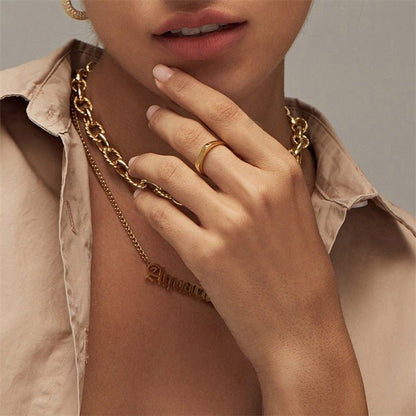 Bague Géométrique en Or Sasha