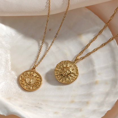 Collier Soleil en Or