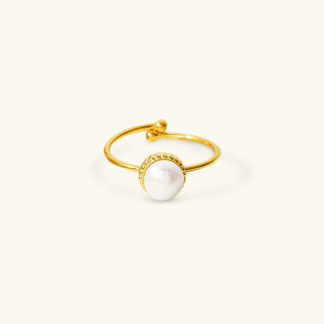 Bague en Perle d'Or Solis