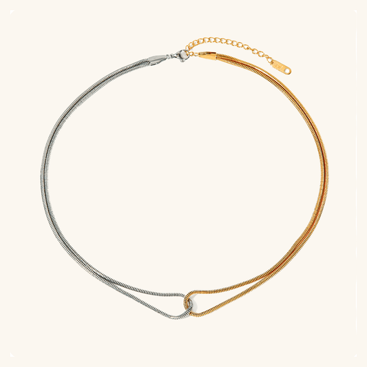 Collier Talia À Double Ton